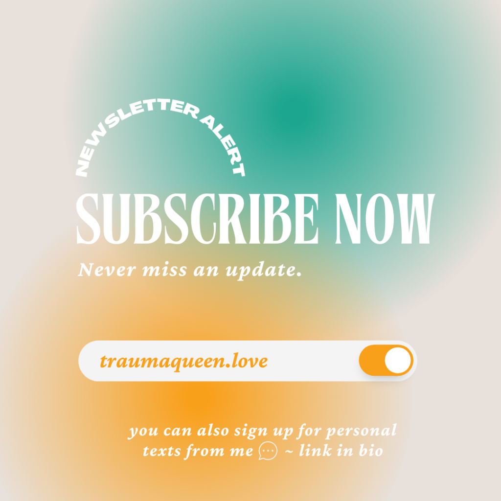 Subscribe to my Newsletter at the bottom of my site