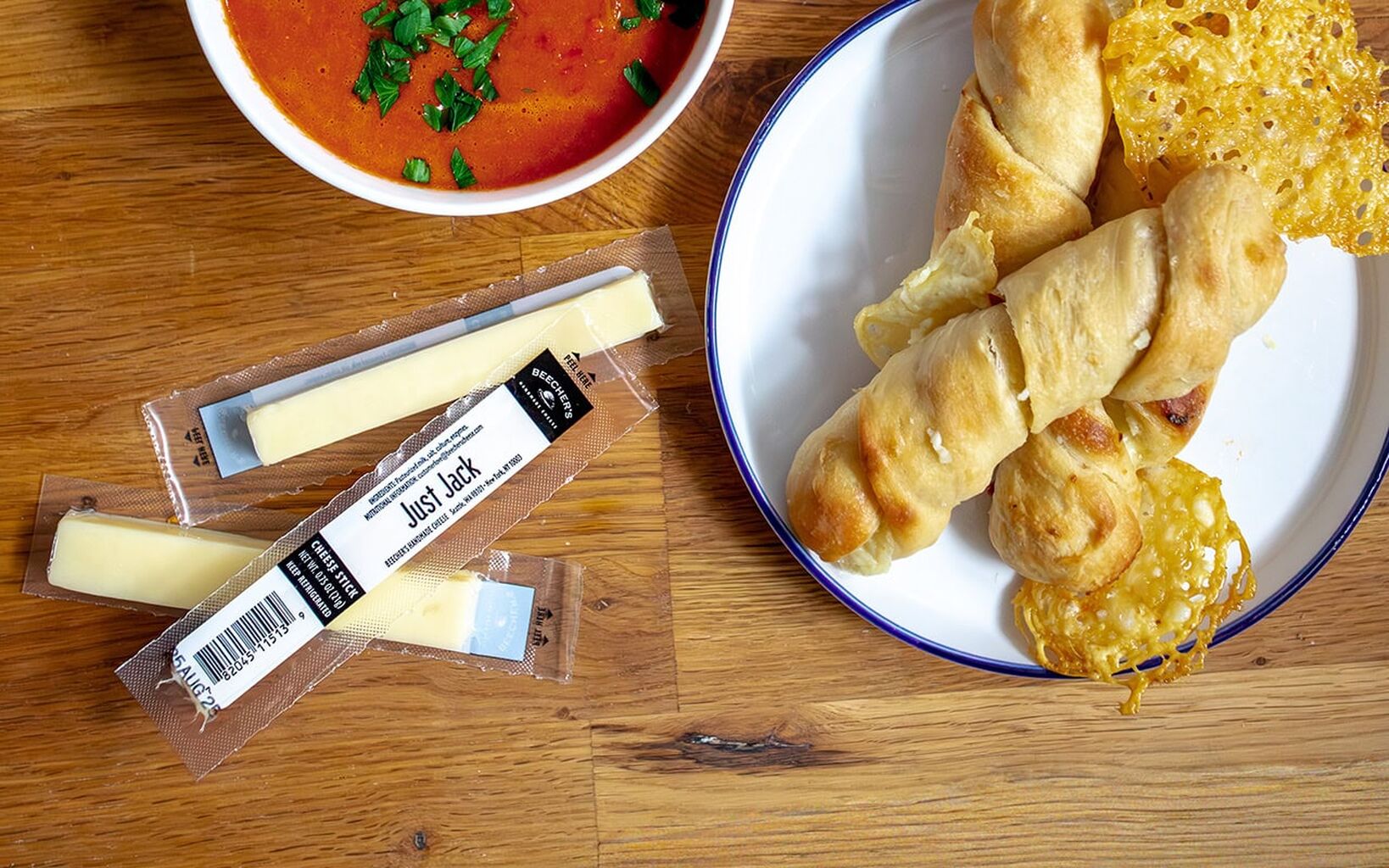 Just Jack Cheese Stuffed Breadsticks