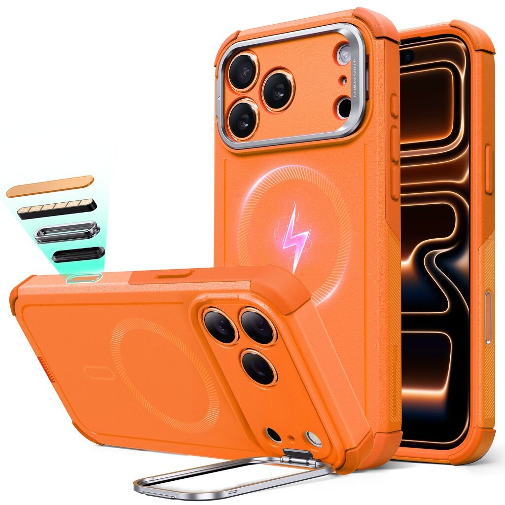 ESR Cyber Tough Stash Stand Case-iPhone17 Pro Max