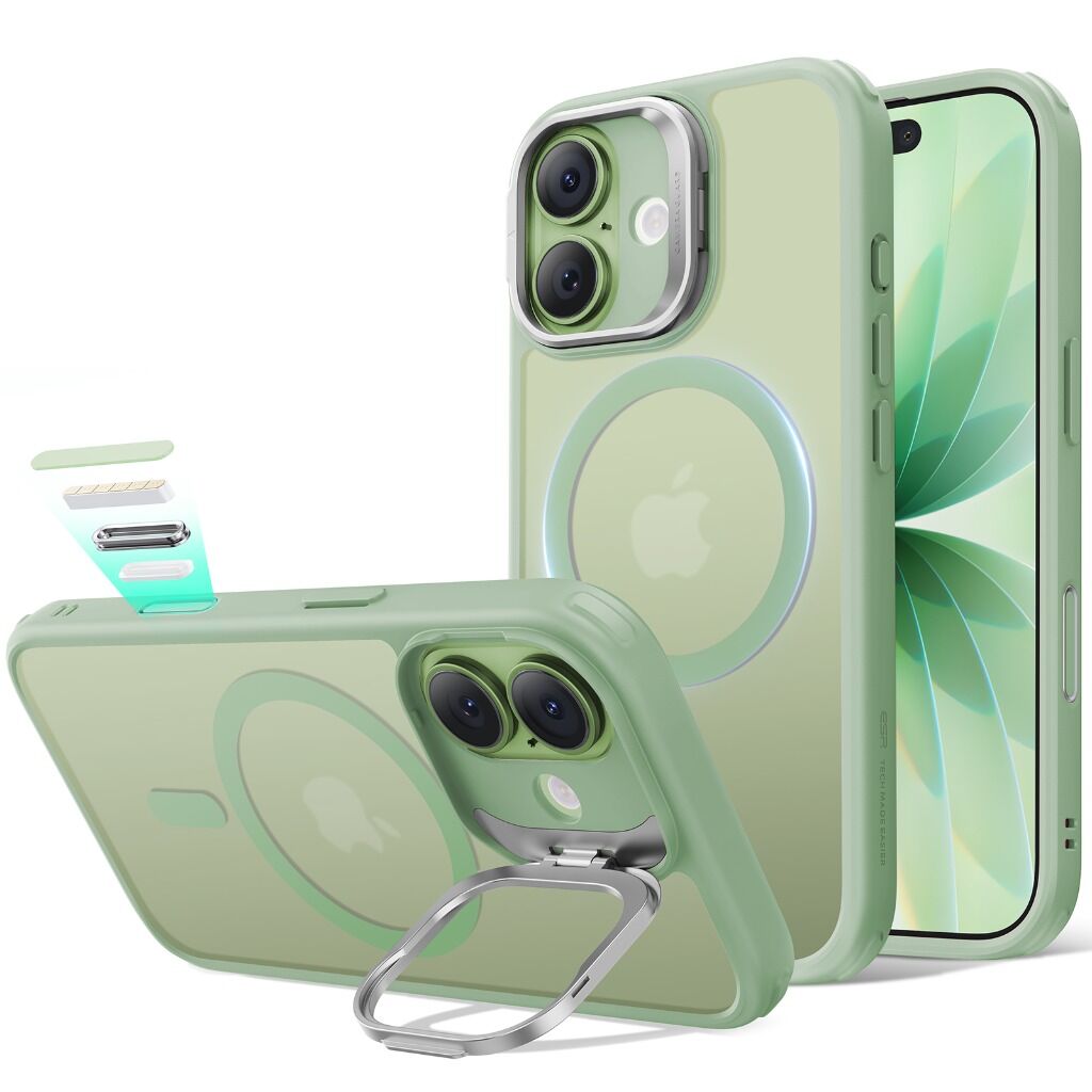 ESR Classic Hybrid Stash Stand Case-iPhone17