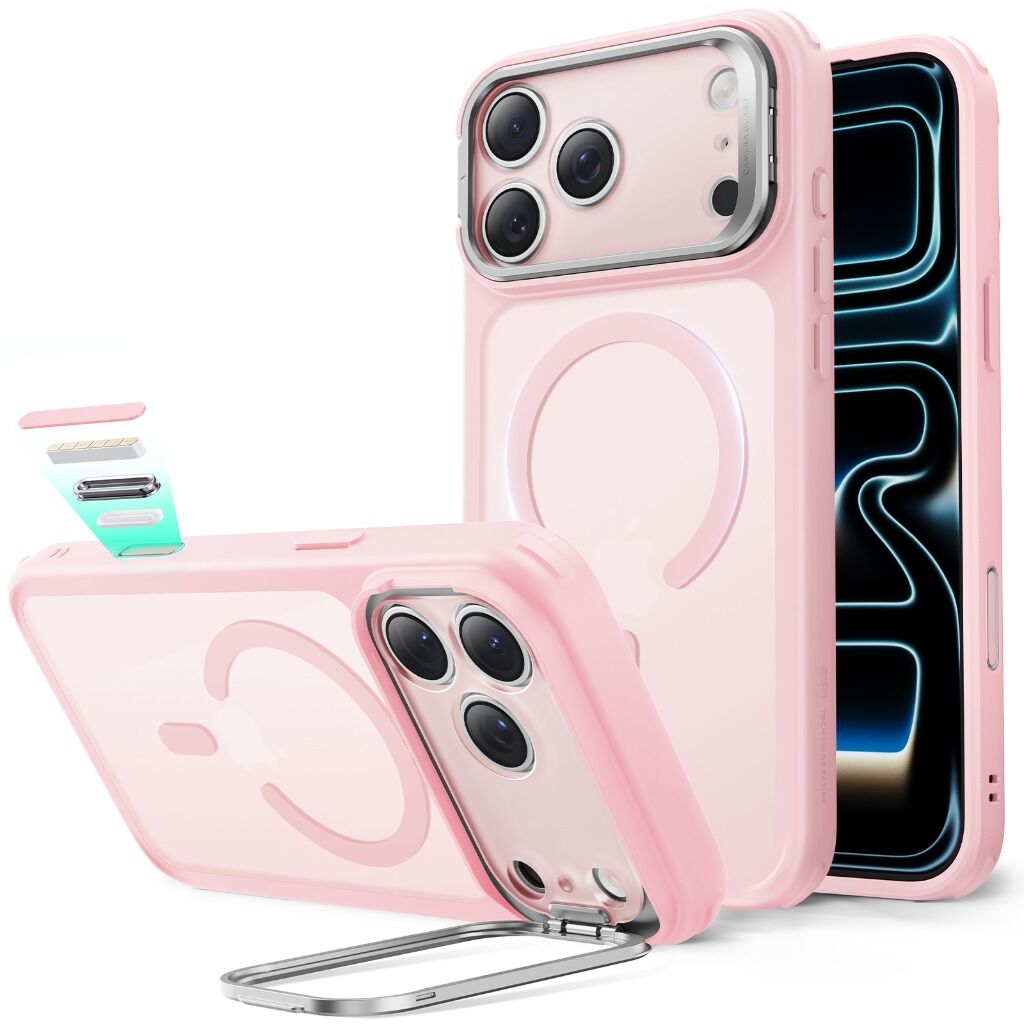 ESR Classic Hybrid Stash Stand Case-iPhone17 Pro