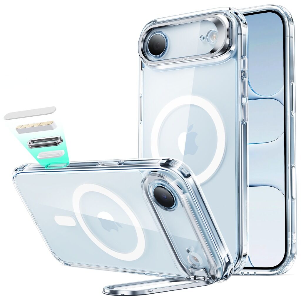 ESR Classic Hybrid Stash Stand Case-iPhone17 Air