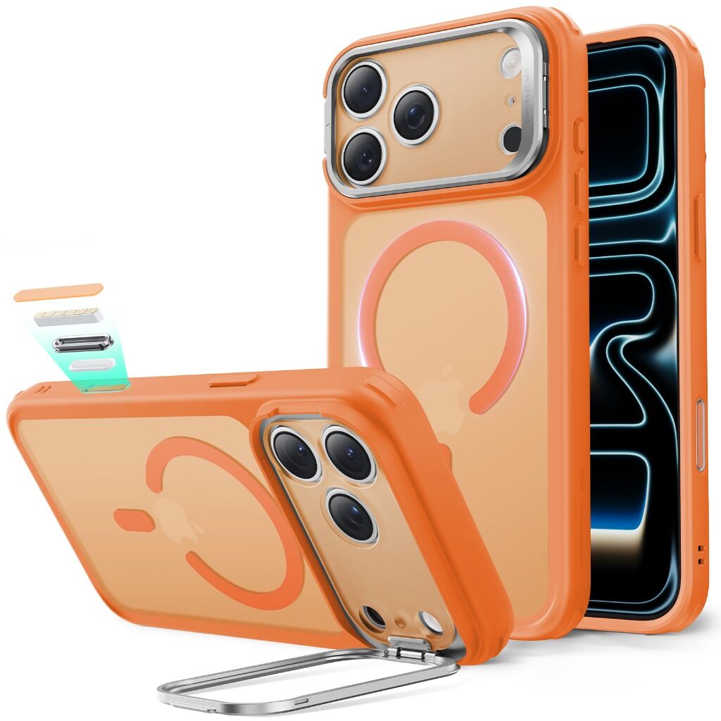 ESR Classic Hybrid Stash Stand Case-iPhone17 Pro Max