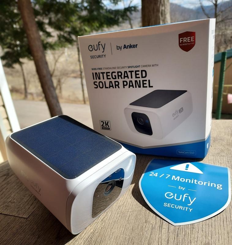Eufy Security SoloCam S220 מצלמת אבטחה סולארית
