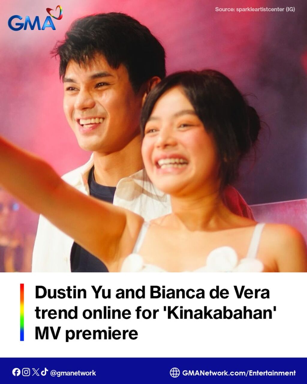 Dustin Yu and Bianca de Vera trend online for 'Kinakabahan' MV premiere
