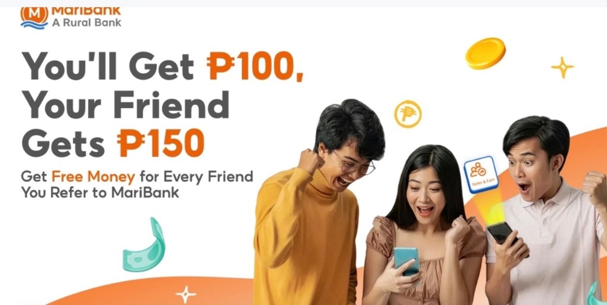 Maribank - get ₱150 when you deposit ₱1,000 and keep it for 3 days