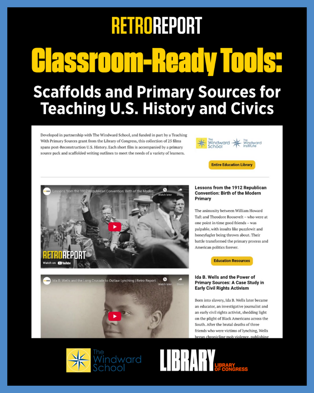 Classroom-Ready Tools: Scaffolds and Primary Sources for Teaching U.S. History and Civics
