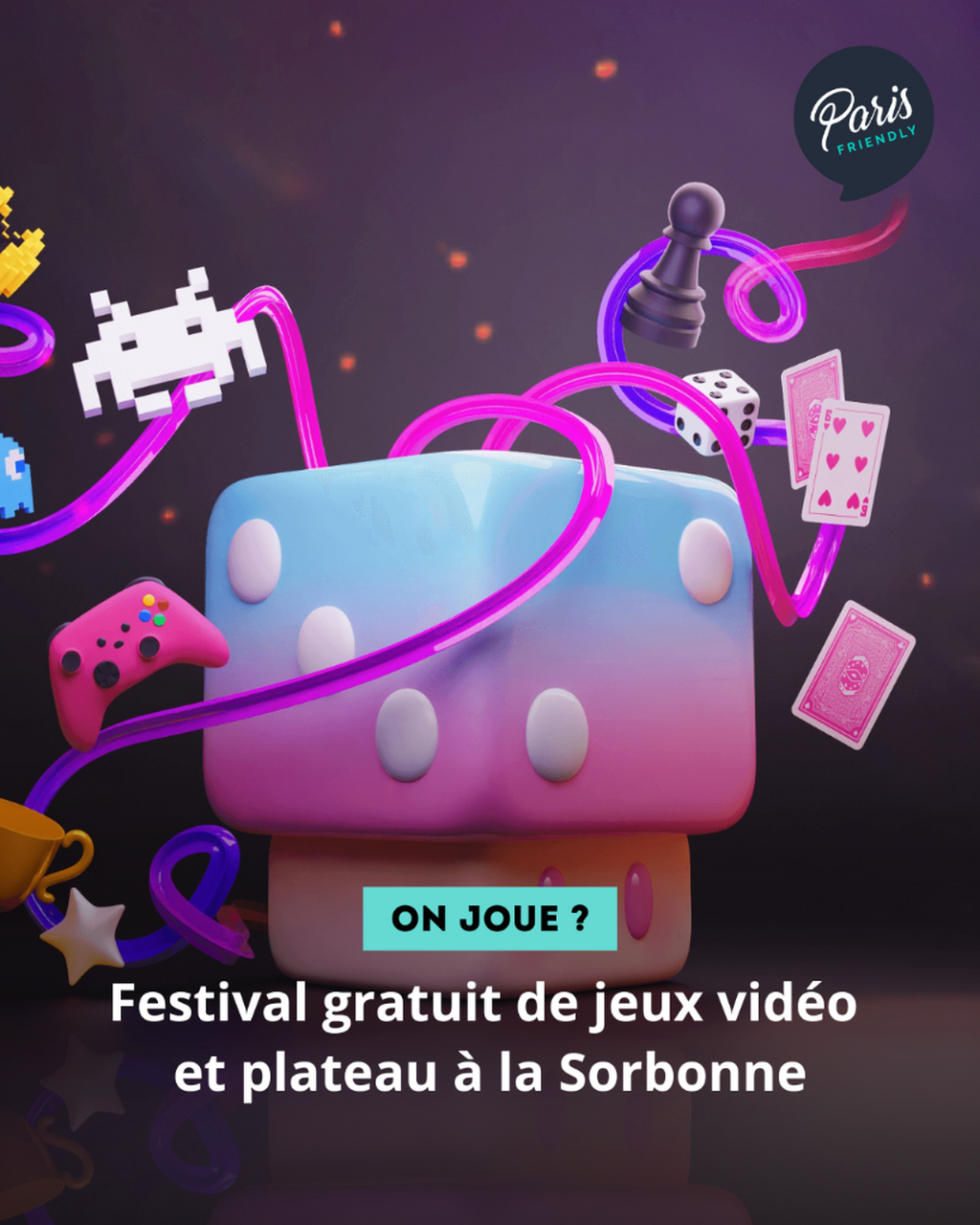 Festival gratuit de jeux vid&eacute;o et plateau &agrave; la Sorbonne
