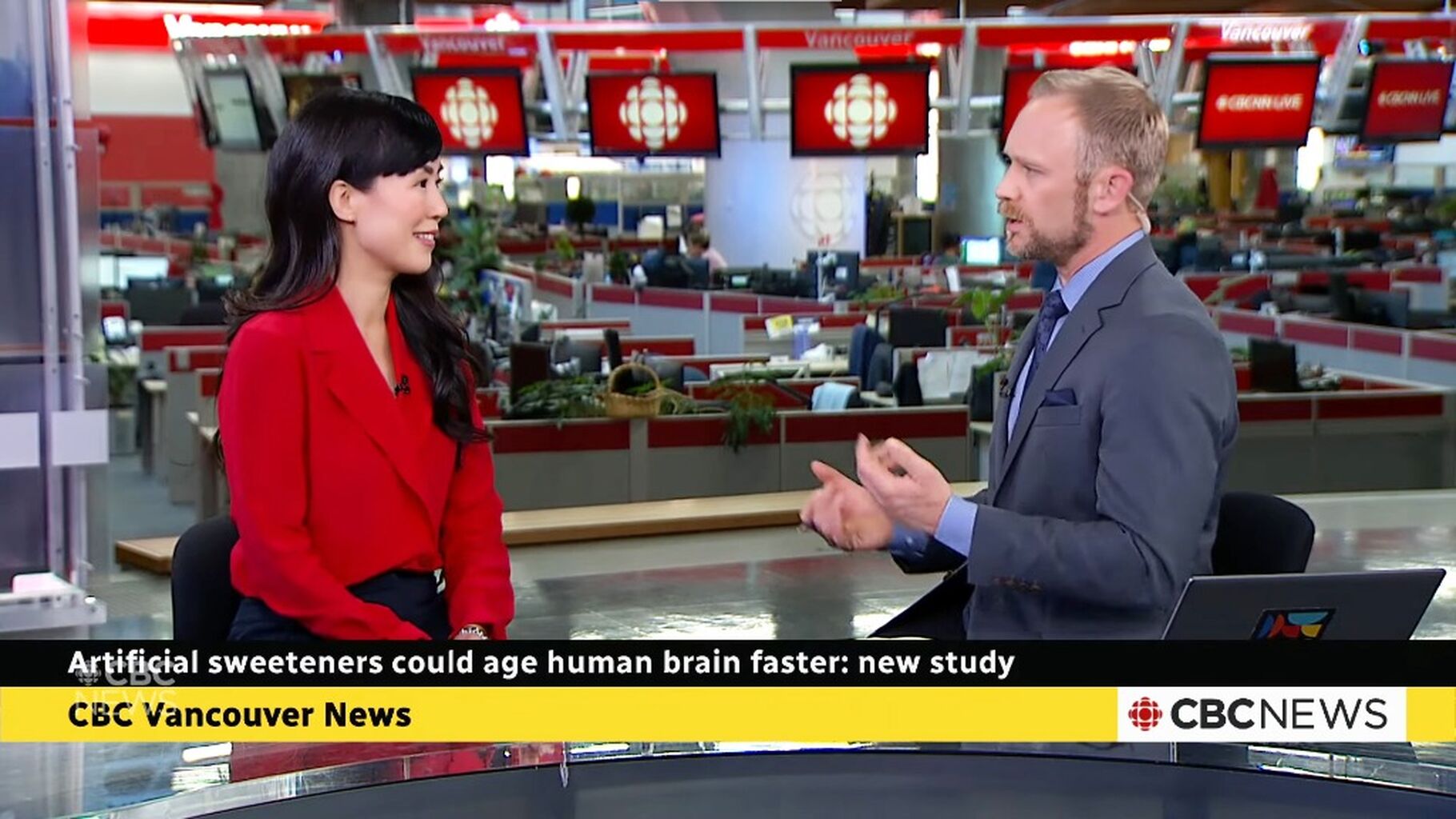 CBC News - Artificial sweeteners could age human brains faster: study