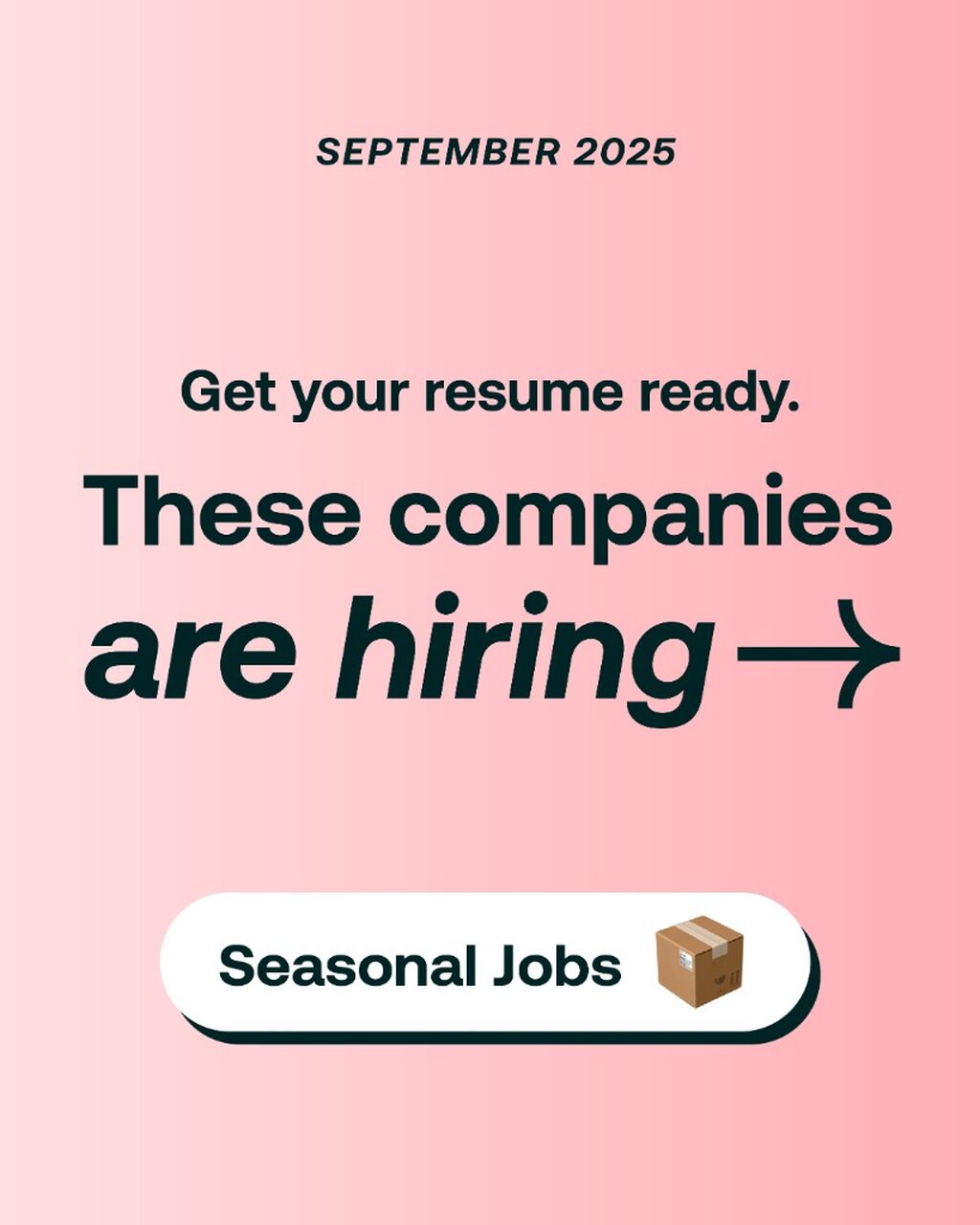 Role Call: Companies Hiring for Seasonal Roles