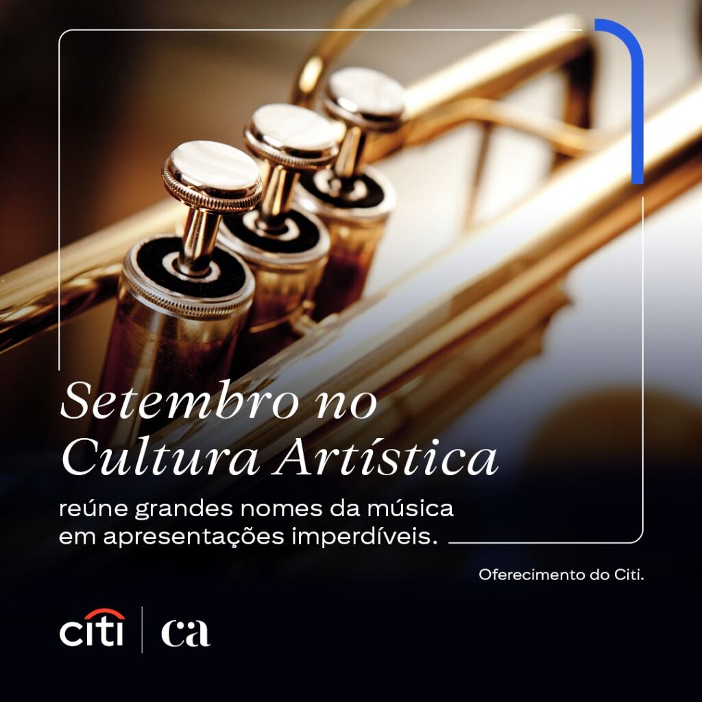 O Citi apresenta a programa&ccedil;&atilde;o de setembro do Cultura Art&iacute;stica. 
