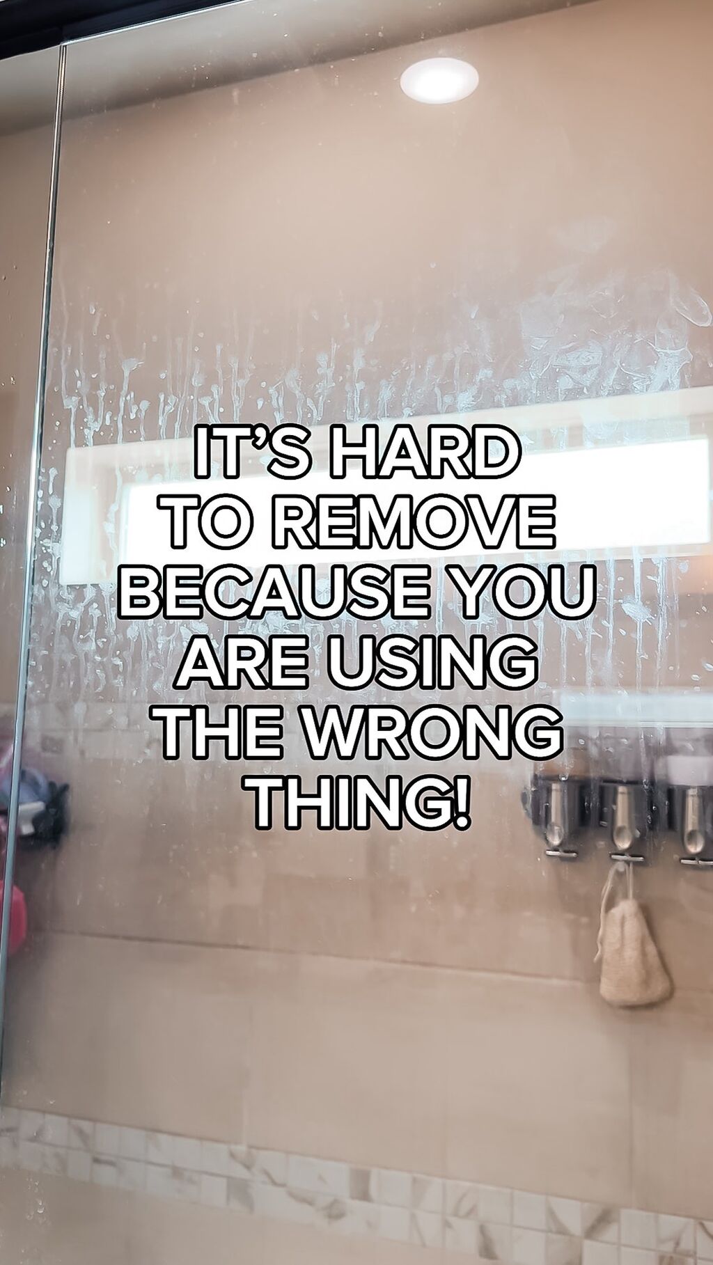 CLEANING AND REMOVING SOAP SCUM