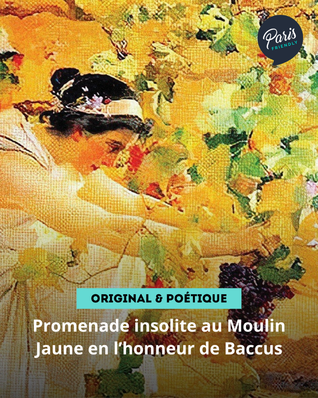 Promenade insolite au Moulin Jaune en l&rsquo;honneur de Baccus