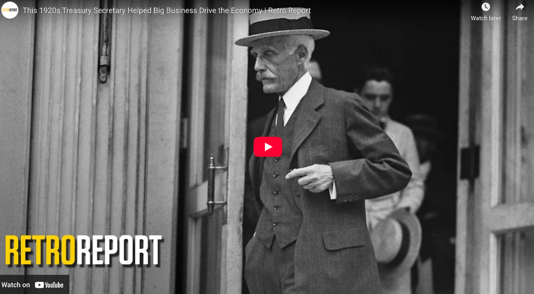 This 1920s Treasury Secretary Helped Big Business Drive the Economy