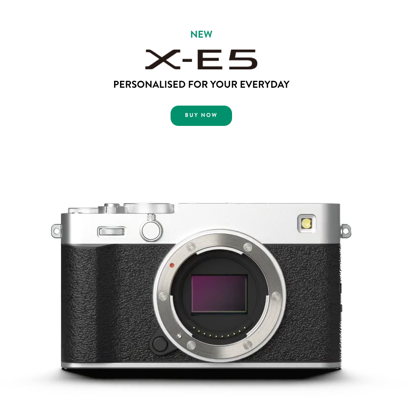 Fujifilm X-E5 - Personalised for Your Everyday