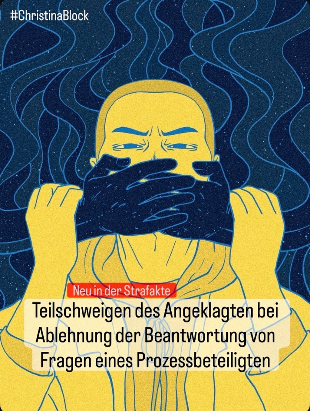 Teilschweigen des Angeklagten bei Ablehnung der Beantwortung von Fragen eines Prozessbeteiligten