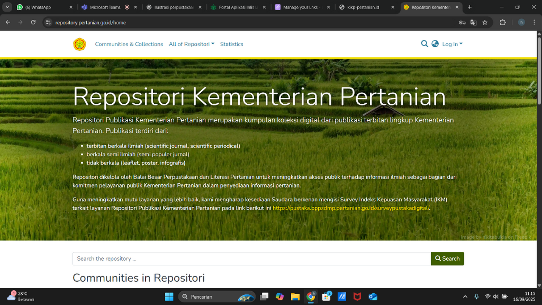 Repositori Kementerian Pertanian