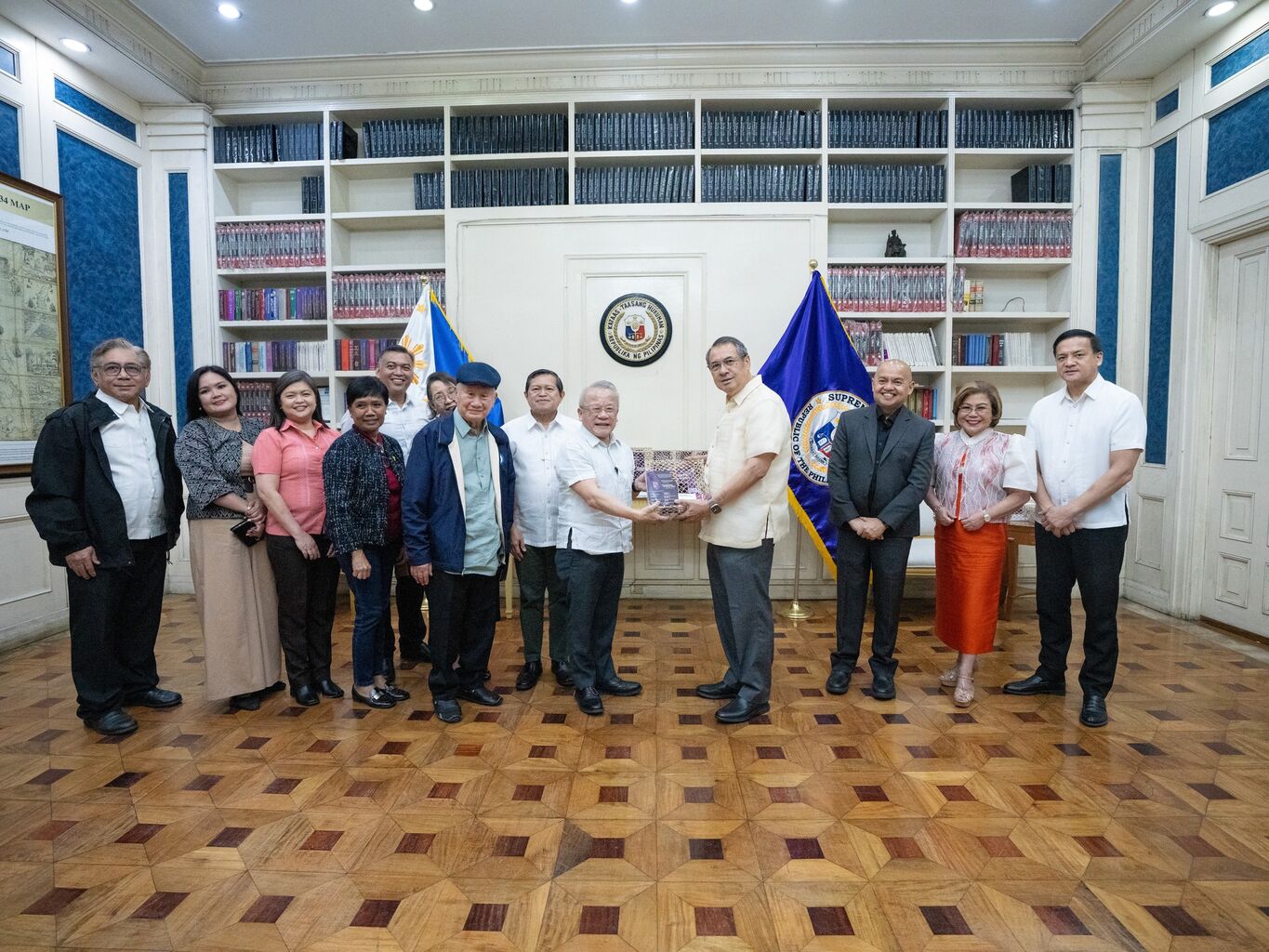 FLAG Pays Courtesy Call to SC, Presents 50th Anniversary Book
