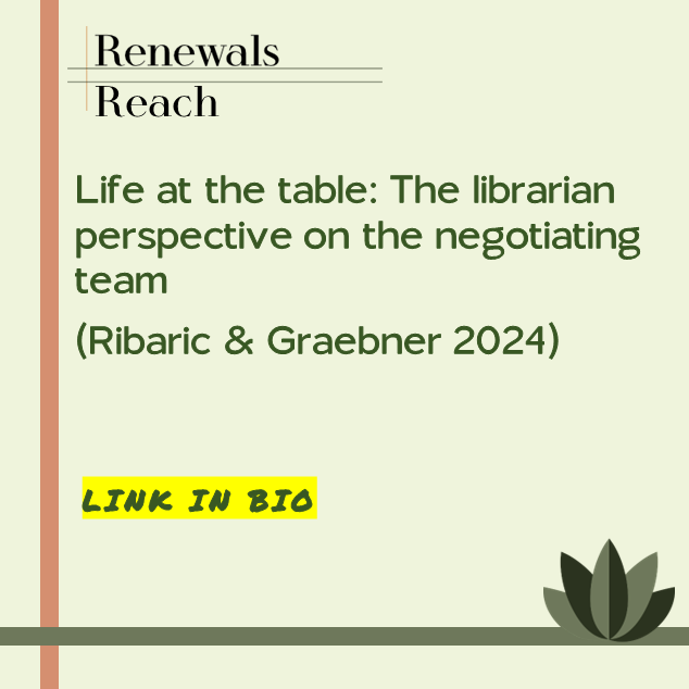 RENEWALS REACH: Exploring perspectives of union work in libraries