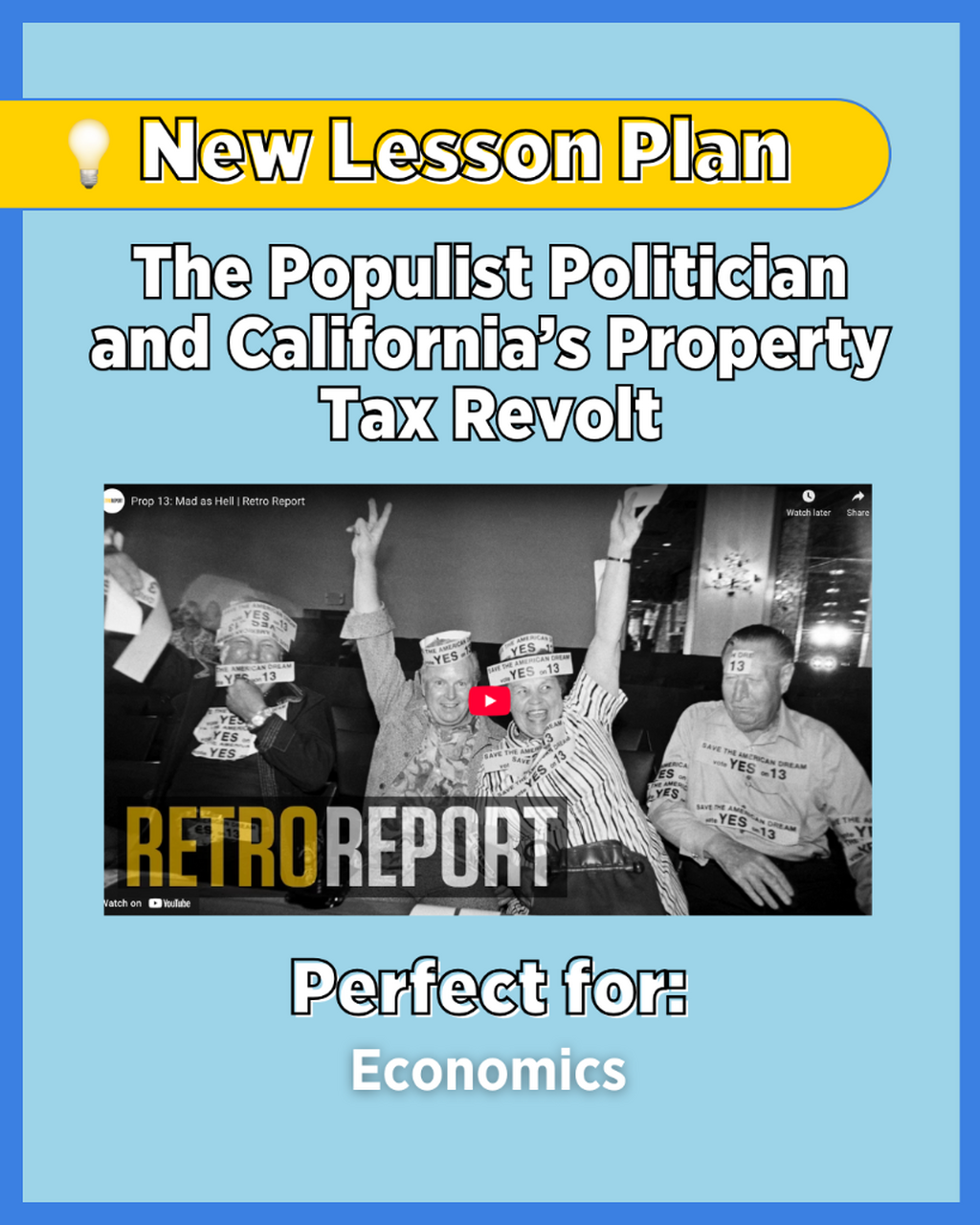 Lesson Plan: Tax and Spend: The Economics of Property Taxes