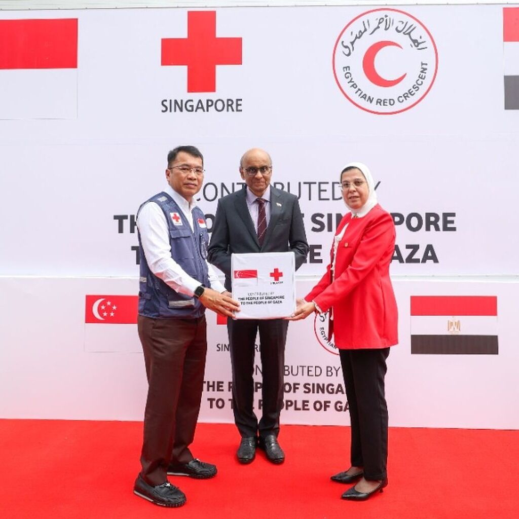 🤝 [Gaza Humanitarian Crisis] Singapore Red Cross Hands Over SGD$1.2 Million in Humanitarian Aid to Egyptian Red Crescent
