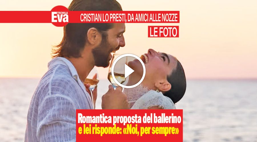 L'ex di Amici Cristian Lo Presti si sposa: proposta da sogno