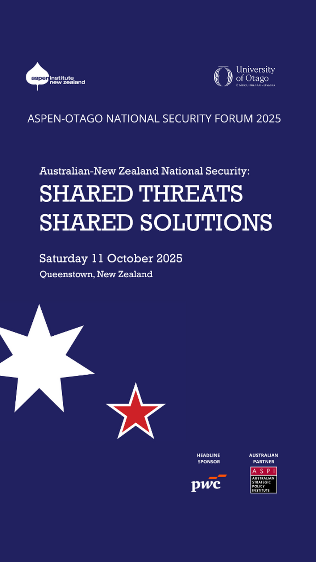 Aspen-Otago National Security Forum 2025