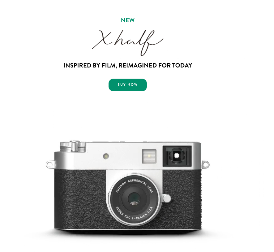Fujifilm X half