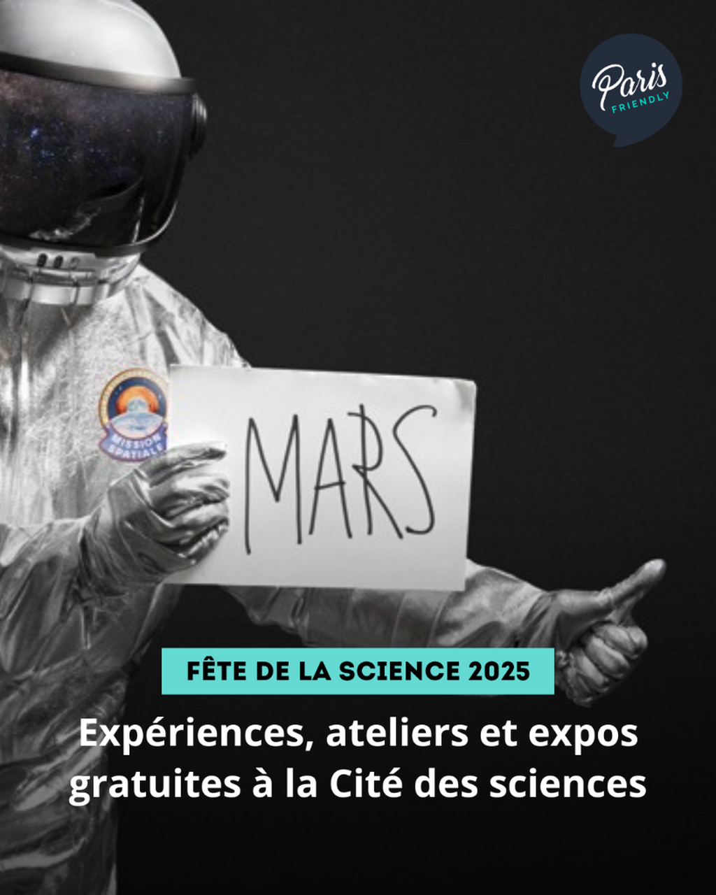 Exp&eacute;riences, ateliers et expos gratuites &agrave; la Cit&eacute; des sciences