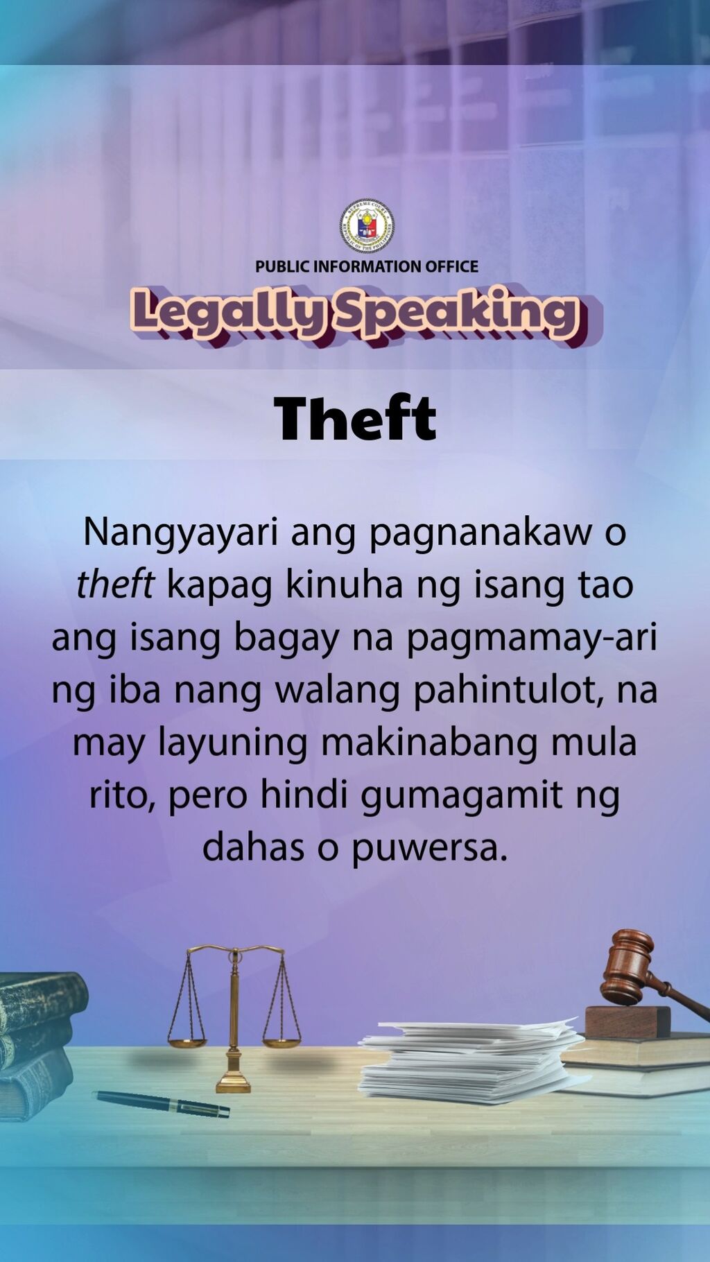 #SCPHLEGALLYSPEAKING THEFT
