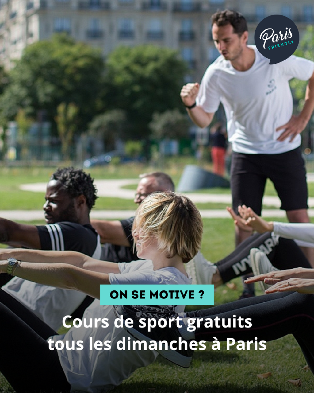 Cours de sport gratuits tous les dimanches &agrave; Paris