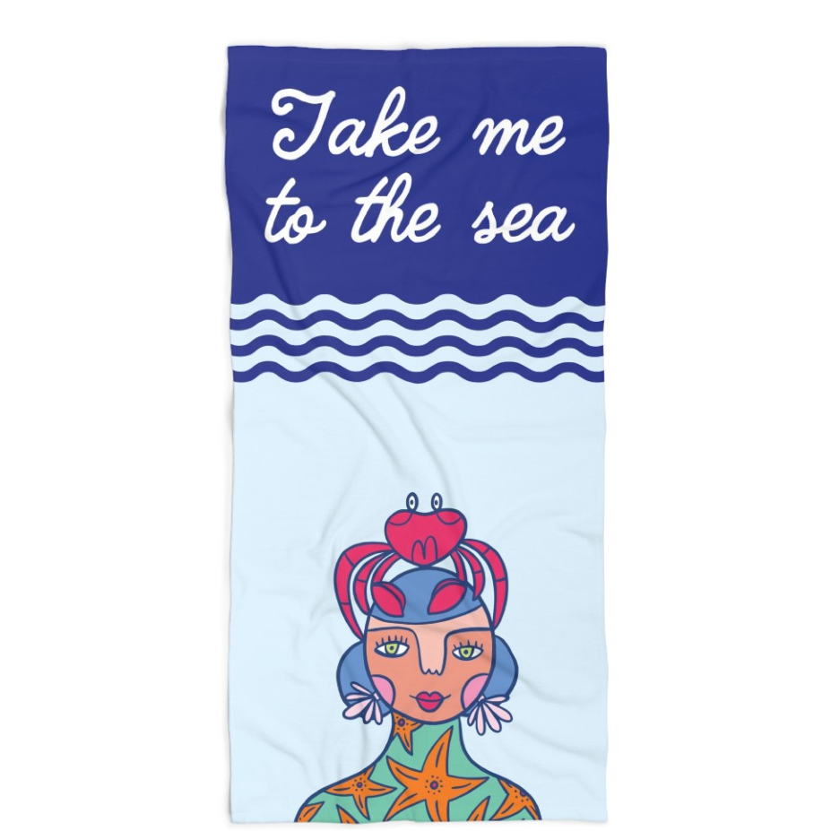 Ocean Ladies Beach Towels | Etsy