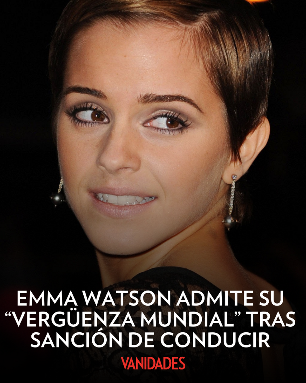 Emma Watson admite su &ldquo;verg&uuml;enza mundial&rdquo; tras sanci&oacute;n de conducir