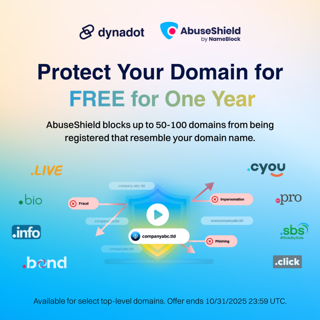 Get AbuseSield for FREE for one year!