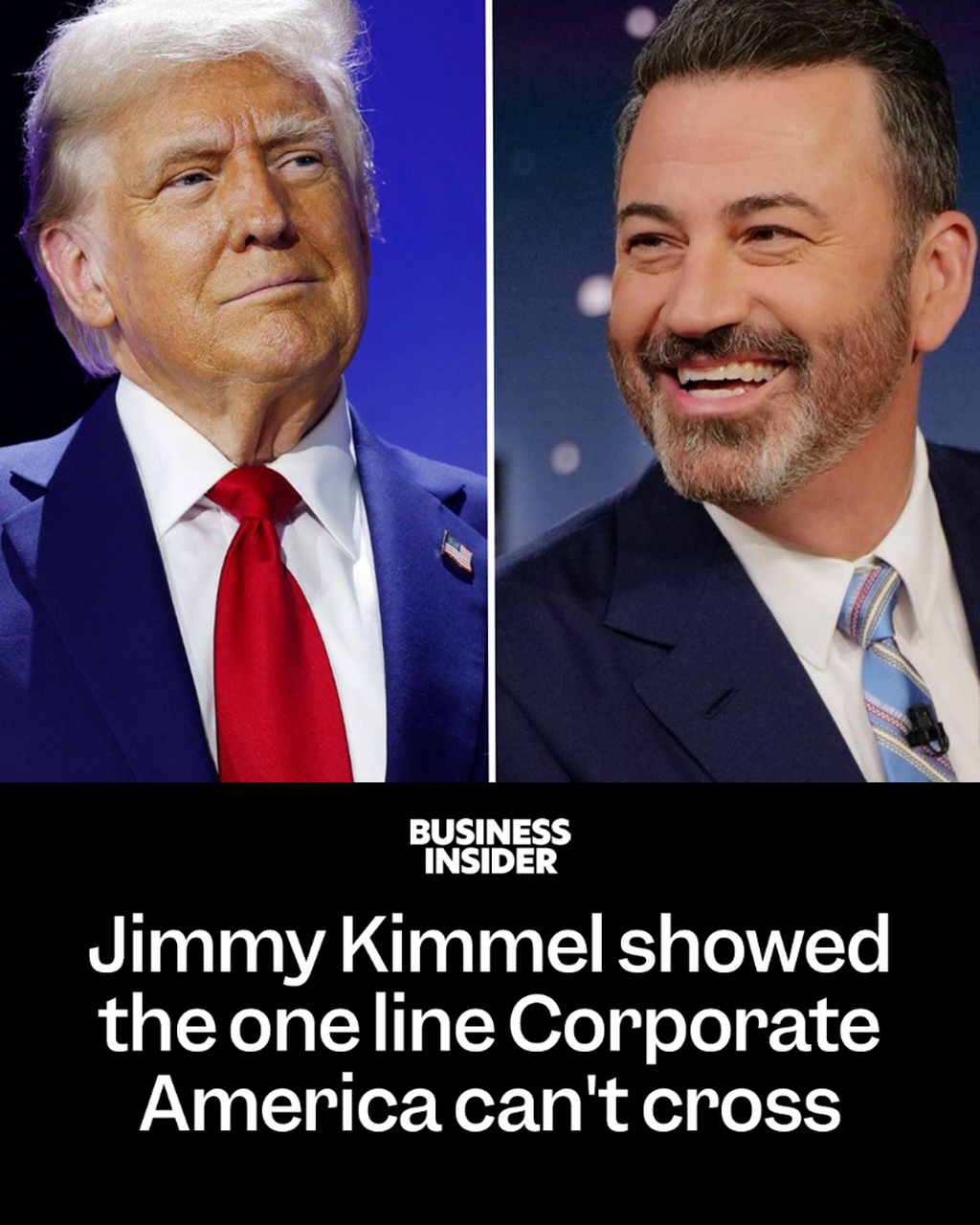Jimmy Kimmel showed the one line Corporate America can't cross