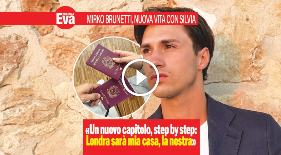 Mirko Brunetti a Londra con Silvia: &laquo;sar&agrave; la nostra casa&raquo;