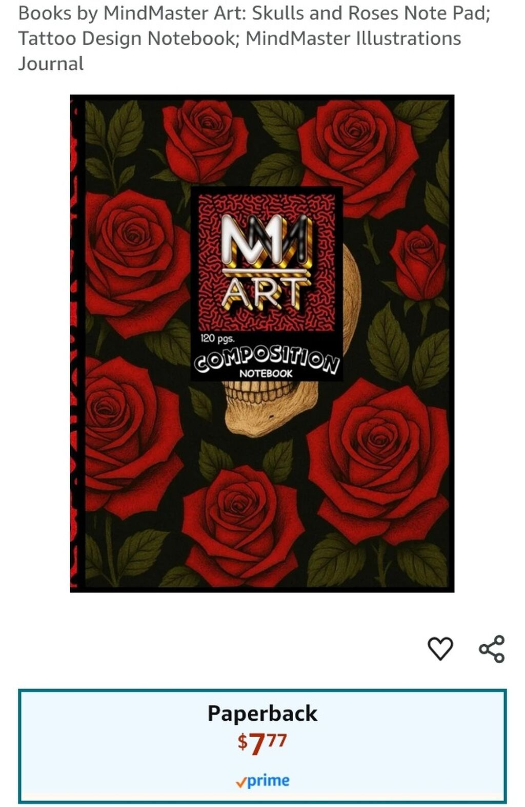 MindMaster Art: Skulls & Roses
