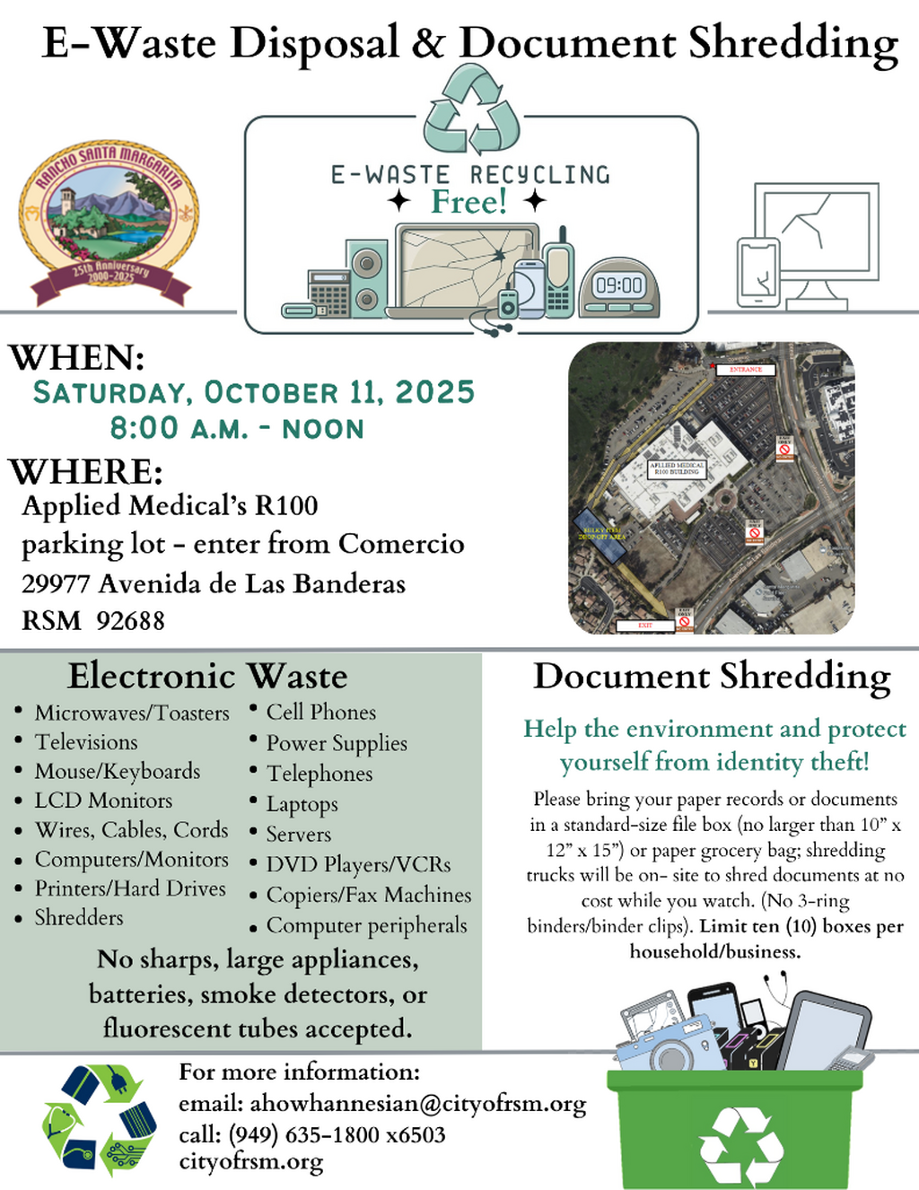 Electronic Waste and Document Shredding 