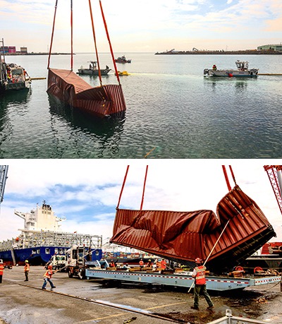 UNIFIED COMMAND COMPLETES SALVAGE OPERATIONS FOR PIER G CONTAINER INCIDENT