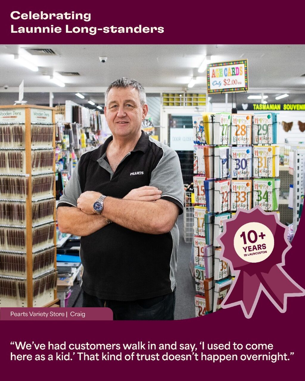 Launnie Long-standers: Pearts Variety Store