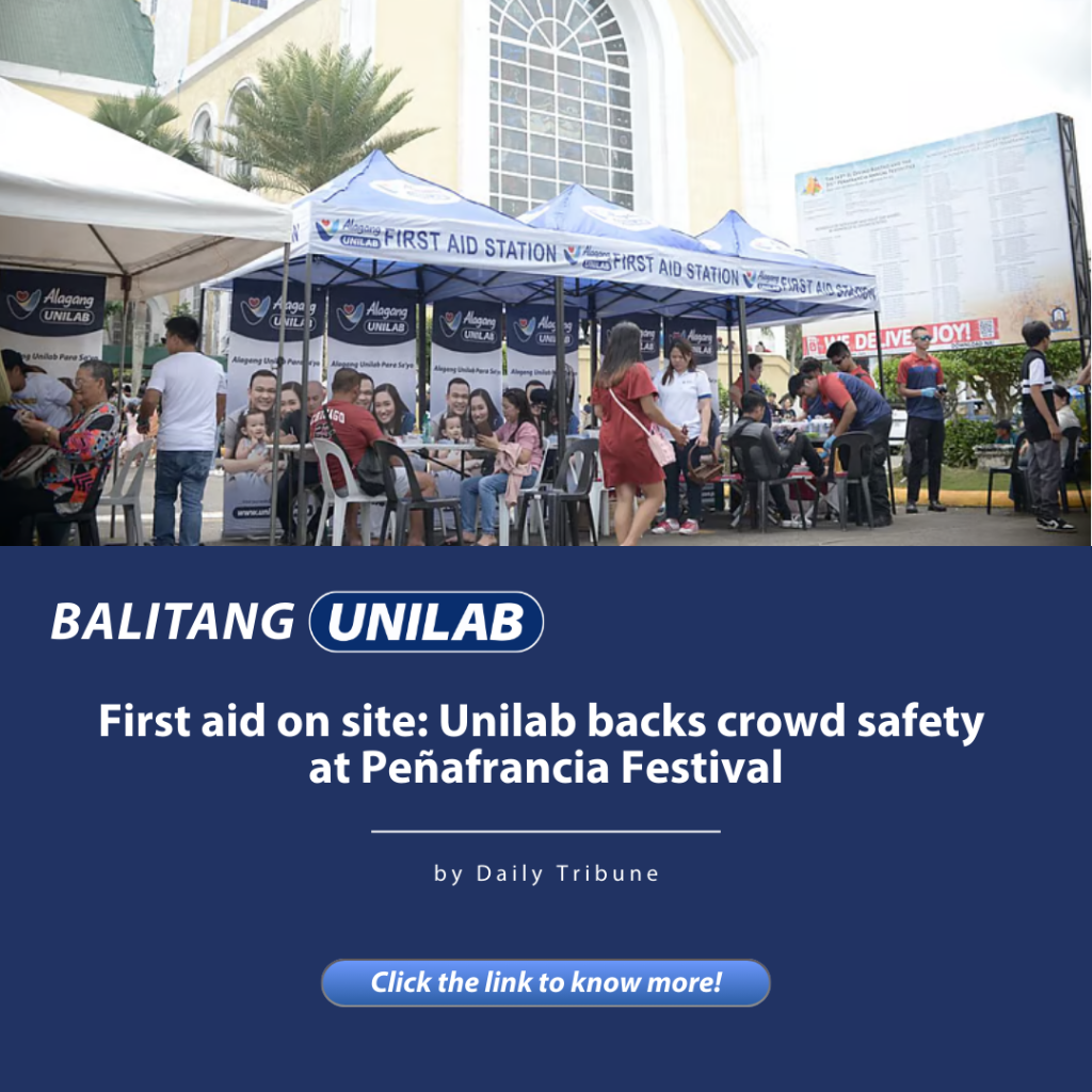 First aid on site: Unilab backs crowd safety at Pe&ntilde;afrancia Festival