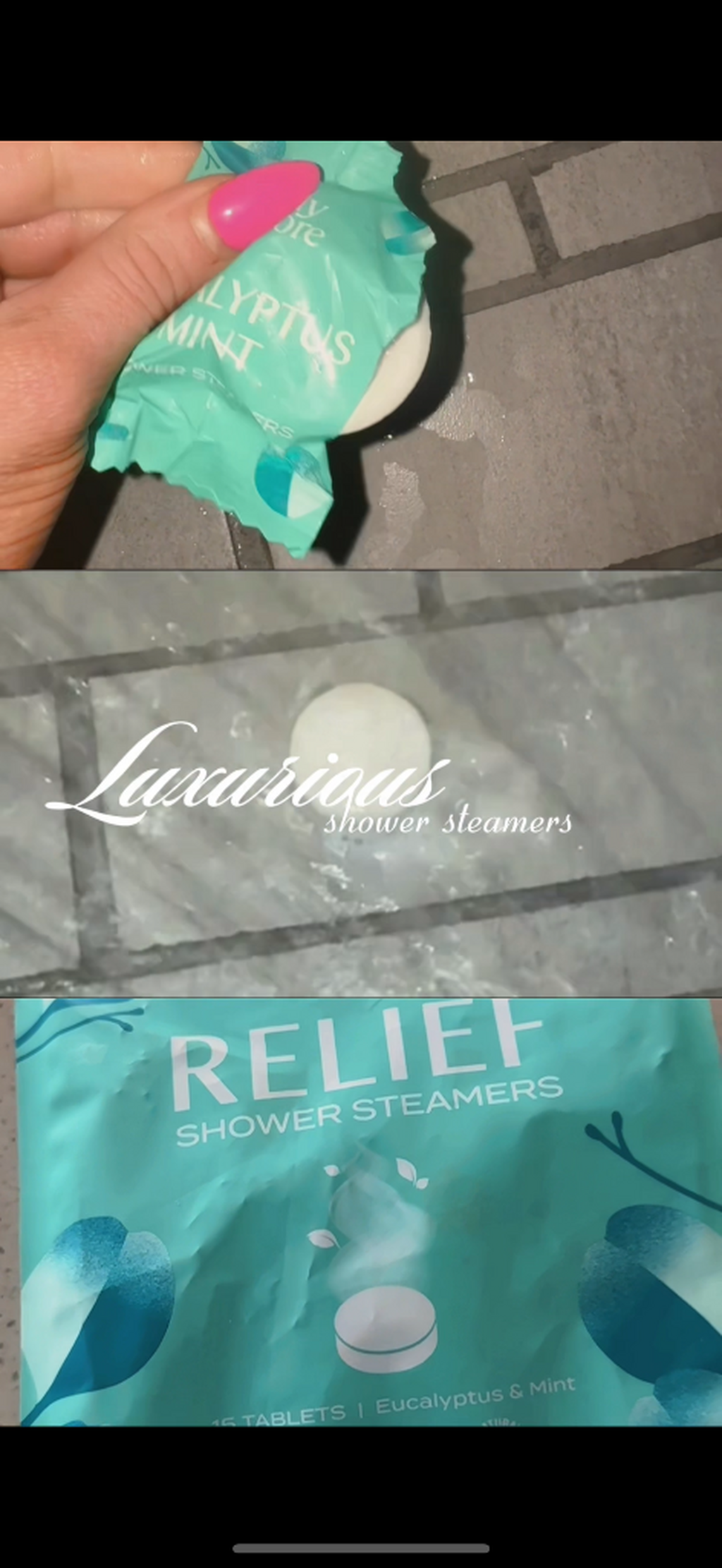 Eucalyptus and mint shower steamers AMAZON