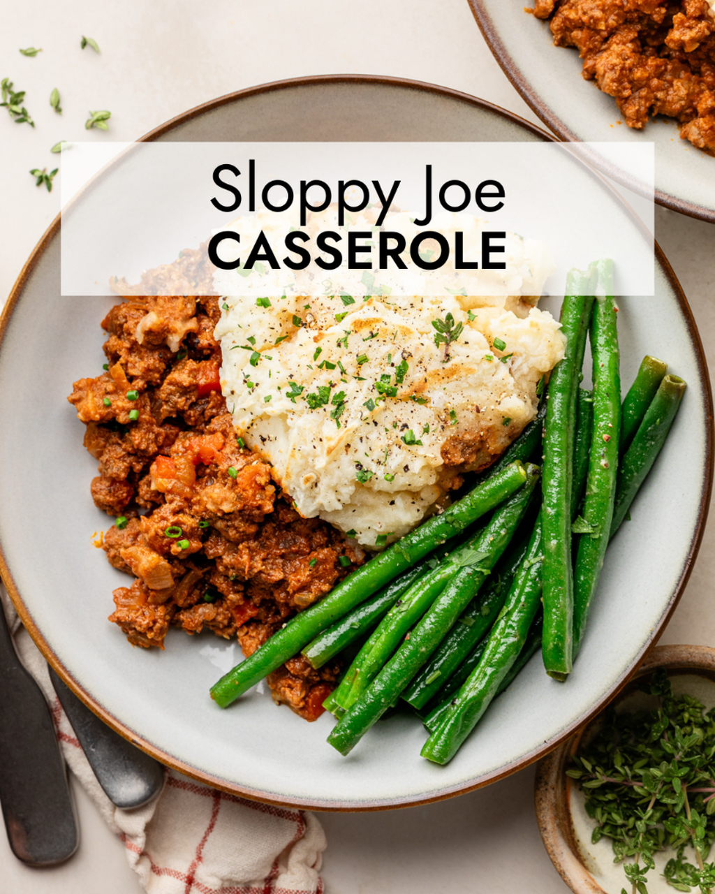 Sloppy Joe Casserole