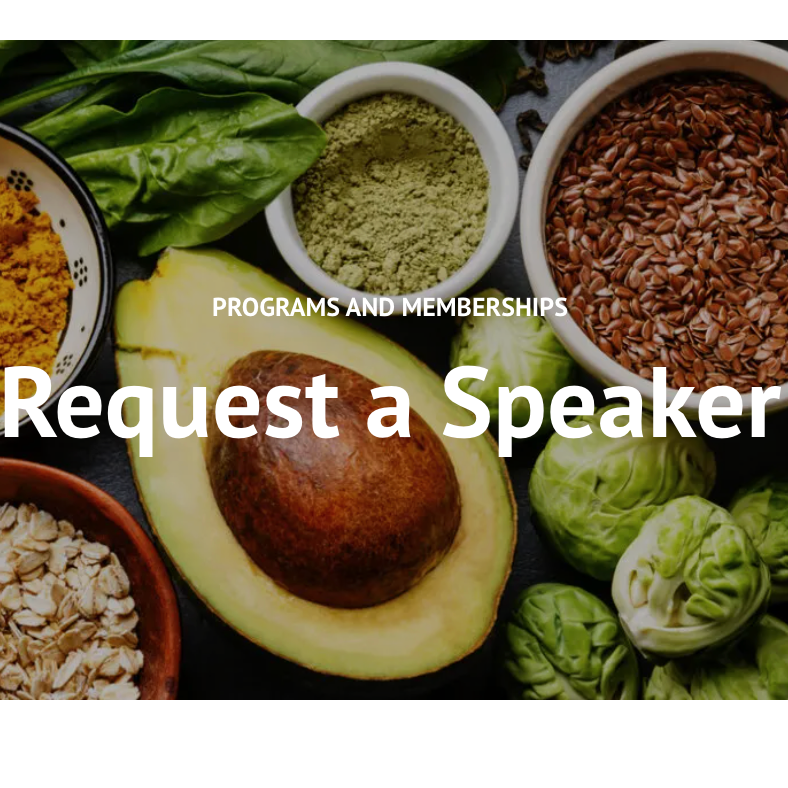 Request a Speaker