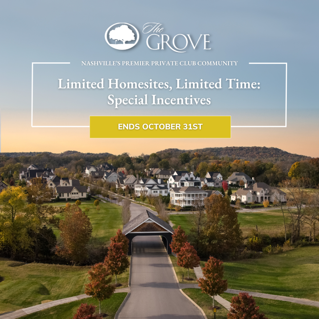 Incredible Savings on developer-owned homesites ends soon - Grove Living