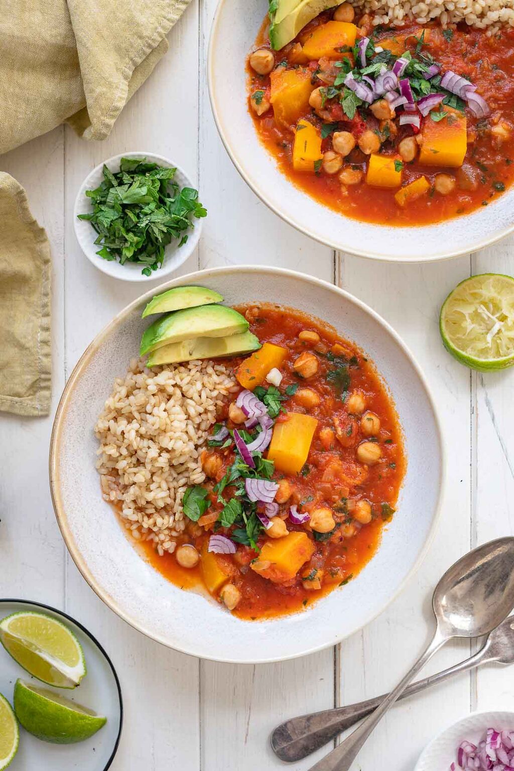 K&uuml;rbiseintopf mit Kichererbsen | Rezept | Elle Republic