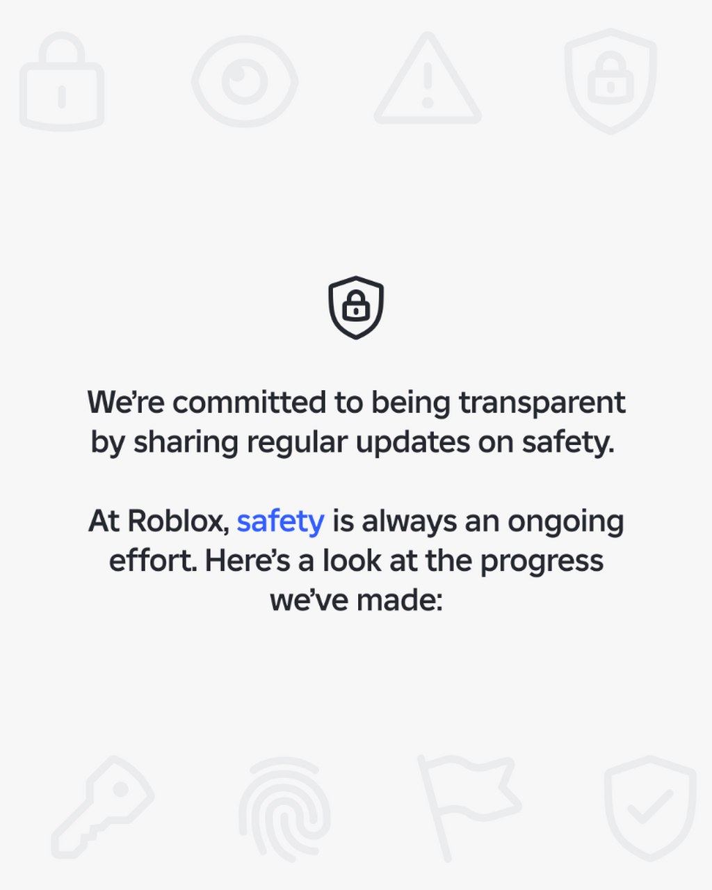Safety on Roblox