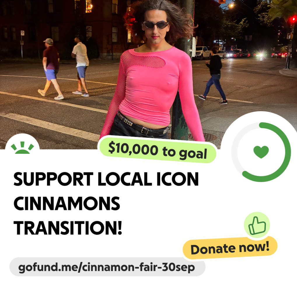 SUPPORT LOCAL ICON CINNAMONS TRANSITION!