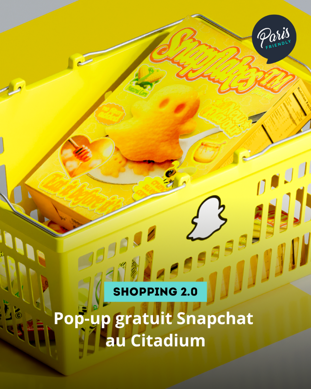 Pop-up gratuit Snapchat au Citadium