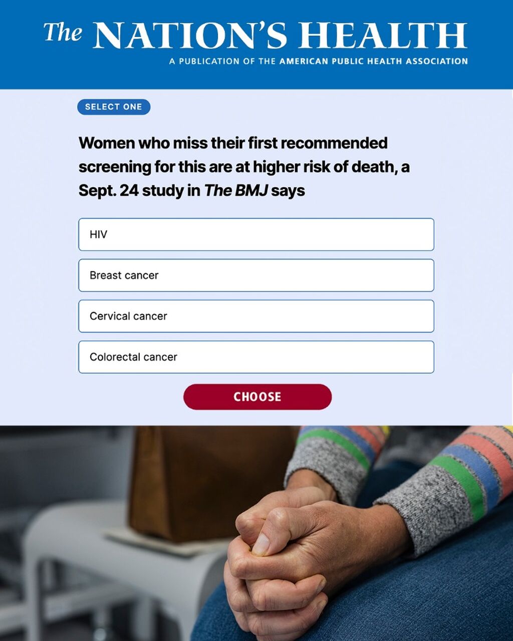 The Nation's Health News Quiz